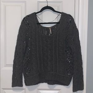 Free People Grey Sweater - Size S/P (runs large)